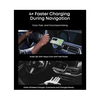 Auto punjači - Prime 25W MagGo bežični + auto punjač sa USB-C M/M kablom, crni 
