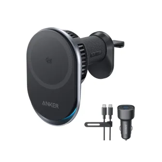 Auto punjači - Prime 25W MagGo bežični + auto punjač sa USB-C M/M kablom, crni 