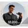 MagGo 10000mAh, 27W, bežični power bank, crni 