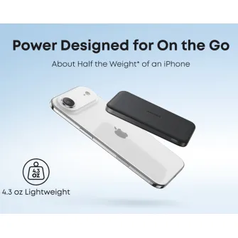 Power bank - Nano 5000mAh, 20W, MagSafe Power Bank crni 