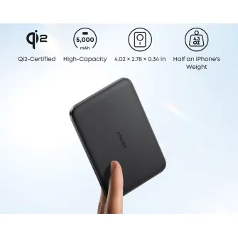 Power bank - Nano 5000mAh, 20W, MagSafe Power Bank crni 