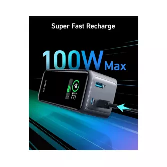 Power bank - Prime 20000mAh, 200W, Power Bank za laptop crni 