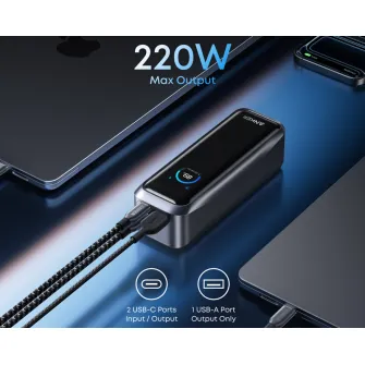 Power bank - Prime 20000mAh, 220W, Power Bank za laptop crni 