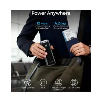 Power bank - Prime 20000mAh, 220W, Power Bank za laptop crni 