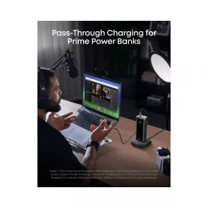 Power bank - Prime baza za punjenje, 150W, crna 