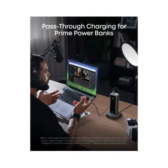 Power bank - Prime baza za punjenje, 150W, crna 