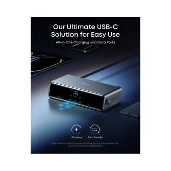 Ostali kablovi i adapteri - Prime Docking Stanica 140W, 14u1, Display Link, siva 