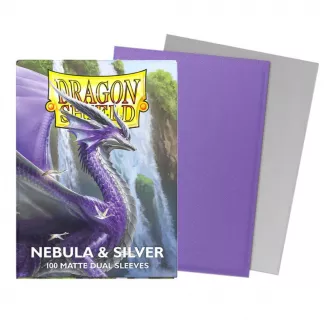 Oprema za kolekcionarske kartice - Dragon Shield Dual Matte Sleeves - Nebula & Silver (100 Sleeves)