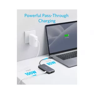 Ostali kablovi i adapteri - USB-C Data Hub, 8u1 Multiport, PD 85W, 10Gbps crni 