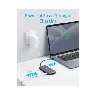 Ostali kablovi i adapteri - USB-C Data Hub, 8u1 Multiport, PD 85W, 10Gbps crni 