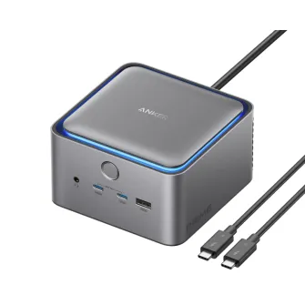 Ostali kablovi i adapteri - Prime Thunderbolt 5 Docking Stanica 140W, 14u1, siva 