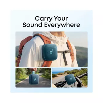 Bluetooth zvučnici - Soundcore Boom Go 3i 15W prenosni bluetooth IP68 zvučnik plavi 