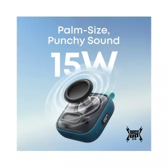 Bluetooth zvučnici - Soundcore Boom Go 3i 15W prenosni bluetooth IP68 zvučnik plavi 