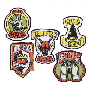 Stranger Things - Set of Five Fabric Patches
