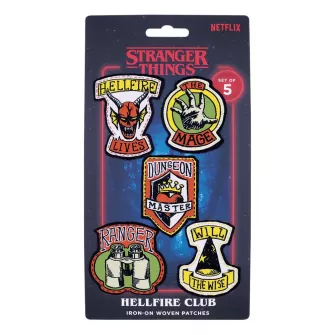 Merchandise razno - Stranger Things - Set of Five Fabric Patches