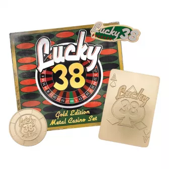 Merchandise razno - Fallout: New Vegas - Lucky 38 Imitation Gold Casino Set