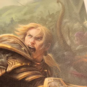 World of Warcraft - Limited Edition Sylvanas Vs. Anduin Wrynn Art Print