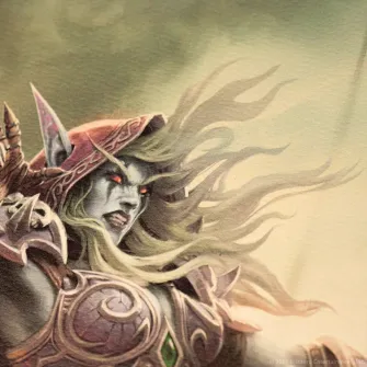 Merchandise razno - World of Warcraft - Limited Edition Sylvanas Vs. Anduin Wrynn Art Print