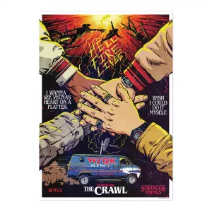 Stranger Things 5 - Limited Edition The Crawl Art Print