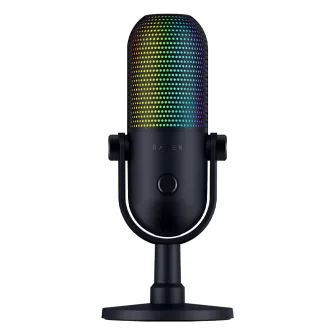 Gejmerski mikrofoni - Seiren V3 Chroma 32Bit DSP - RGB USB Microphone - Black