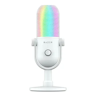 Gejmerski mikrofoni - Seiren V3 Chroma 32Bit DSP - RGB USB Microphone - White