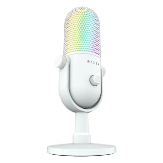 Gejmerski mikrofoni - Seiren V3 Chroma 32Bit DSP - RGB USB Microphone - White
