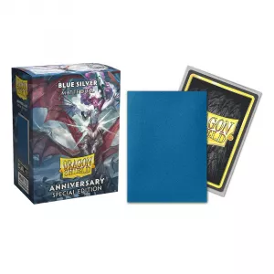 Oprema za kolekcionarske kartice - Dragon Shield Dual Matte Sleeves Cobalt & Silver (100 Sleeves)