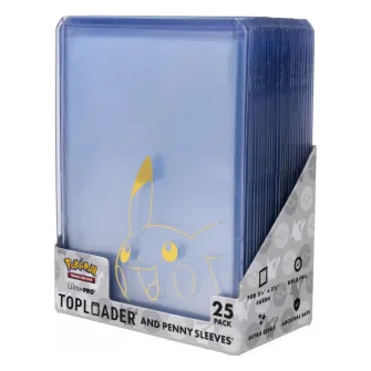 Oprema za kolekcionarske kartice - Ultra Pro Pokemon: Pikachu Toploader and Penny Sleeves Combo Pack (25ct)