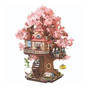 Drvene makete - Rolife Sakura Tree House 3D Wooden Puzzle