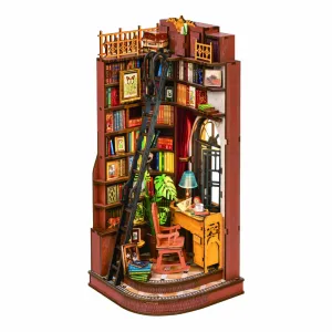 Rolife Silent Corner Study 3D Puzzle Book Nook