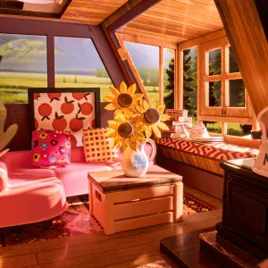 Drvene makete - Rolife A-Frame Cabin DIY Miniature