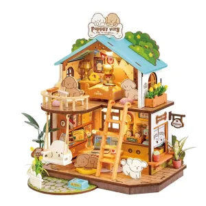 Rolife Puppy's Cozy Villa DIY Miniature
