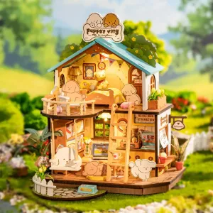 Rolife Puppy's Cozy Villa DIY Miniature