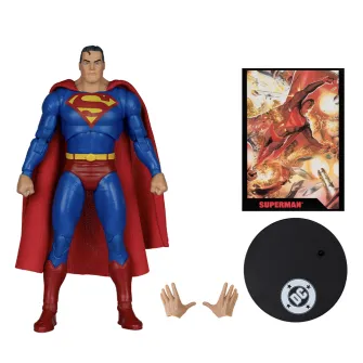 Akcione figure - DC Direct Page Punchers Action Figure Superman (Justice #1) (Red Platinum Edition) (19 cm)