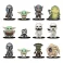 Funko Mystery Minis: Mandalorian & Grogu S2 12PC PDQ