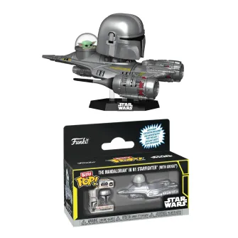 Funko POP! Figure - Funko Bitty POP! Ride: Star Wars - N1 w/Mando