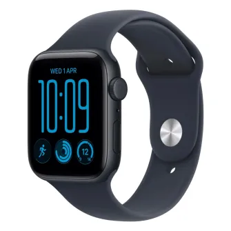 Pametni satovi - Apple Watch SE3 v2 Cellular 44mm Midnight Aluminium Case with Navy Blue Sport Band - S/M