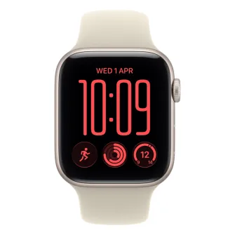 Pametni satovi - Apple Watch SE3 v2 Cellular 44mm Starlight Aluminium Case with Sand Sport Band - S/M