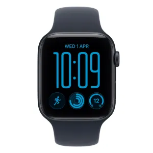 Apple Watch SE3 v2 GPS 40mm Midnight Aluminium Case with Navy Blue Sport Band - M/L