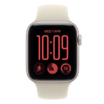 Pametni satovi - Apple Watch SE3 v2 GPS 40mm Starlight Aluminium Case with Sand Sport Band - M/L