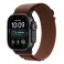 Apple Watch Ultra 4 Cellular 49mm Black Titanium Case with Burgundy Alpine Loop - S