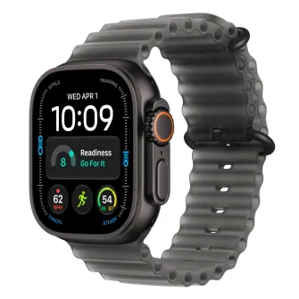 Pametni satovi - Apple Watch Ultra 4 Cellular 49mm Black Titanium Case with Translucent Black Ocean Band
