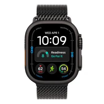 Pametni satovi - Apple Watch Ultra 4 Cellular 49mm Black Titanium Case with Black Titanium Milanese Loop - M