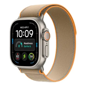 Apple Watch Ultra 4 Cellular 49mm Natural Titanium Case with Sand Trail Loop - M/L