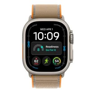 Apple Watch Ultra 4 Cellular 49mm Natural Titanium Case with Sand Trail Loop - M/L