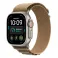 Apple Watch Ultra 4 Cellular 49mm Natural Titanium Case with Desert Alpine Loop - S