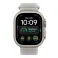 Apple Watch Ultra 4 Cellular 49mm Natural Titanium Case with Translucent Grey Ocean Band