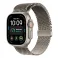 Apple Watch Ultra 4 Cellular 49mm Natural Titanium Case with Natural Titanium Milanese Loop - M