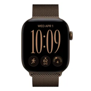 Apple Watch S12 Cellular 42mm Dark Bronze Aluminium Case with Dark Bronze Milanese Loop