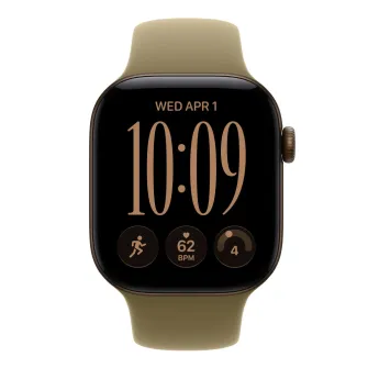 Pametni satovi - Apple Watch S12 Cellular 42mm Dark Bronze Aluminium Case with Olive Sport Band - S/M